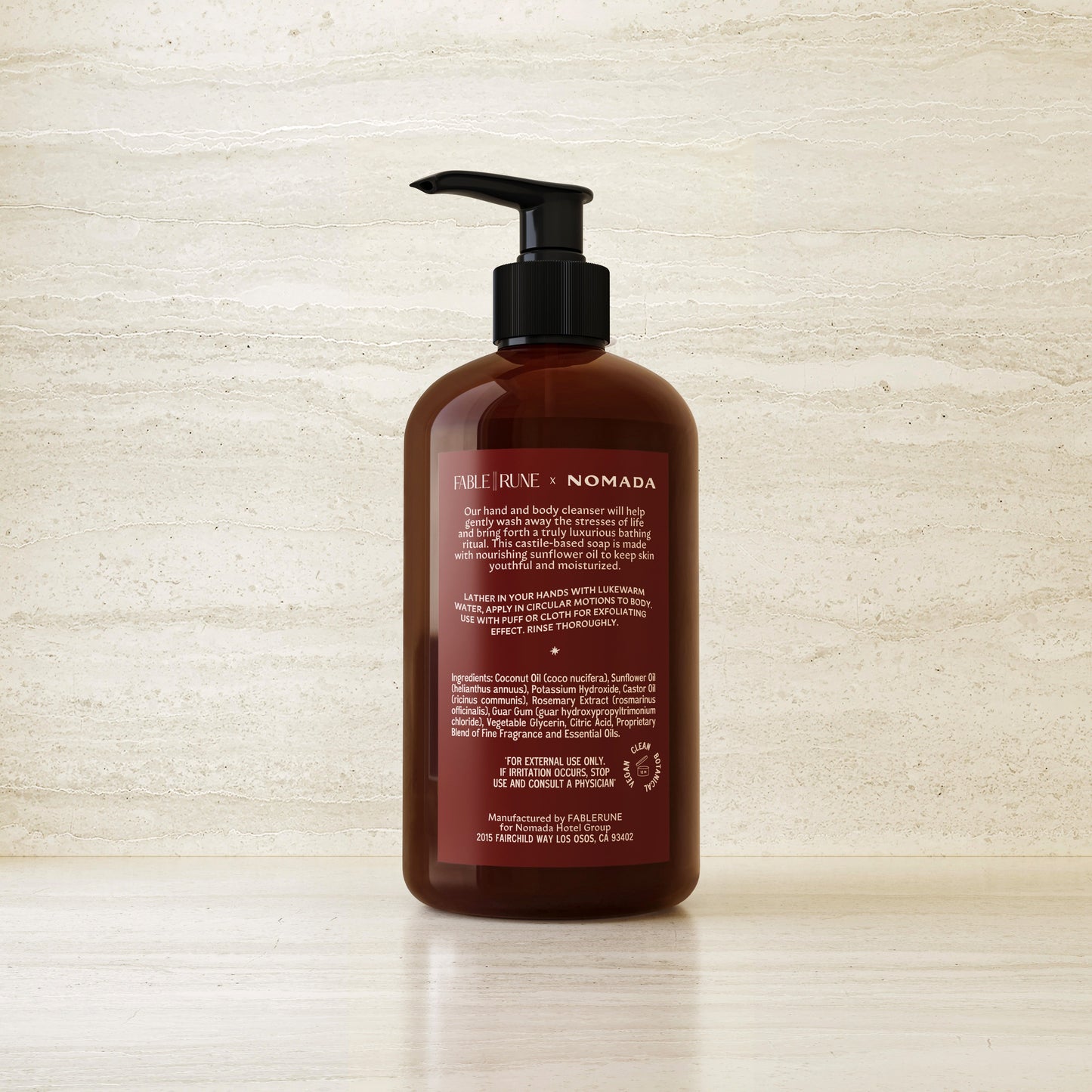 Copal & Rosewood Cleanser Fable Rune for Granada by Nomada Deco