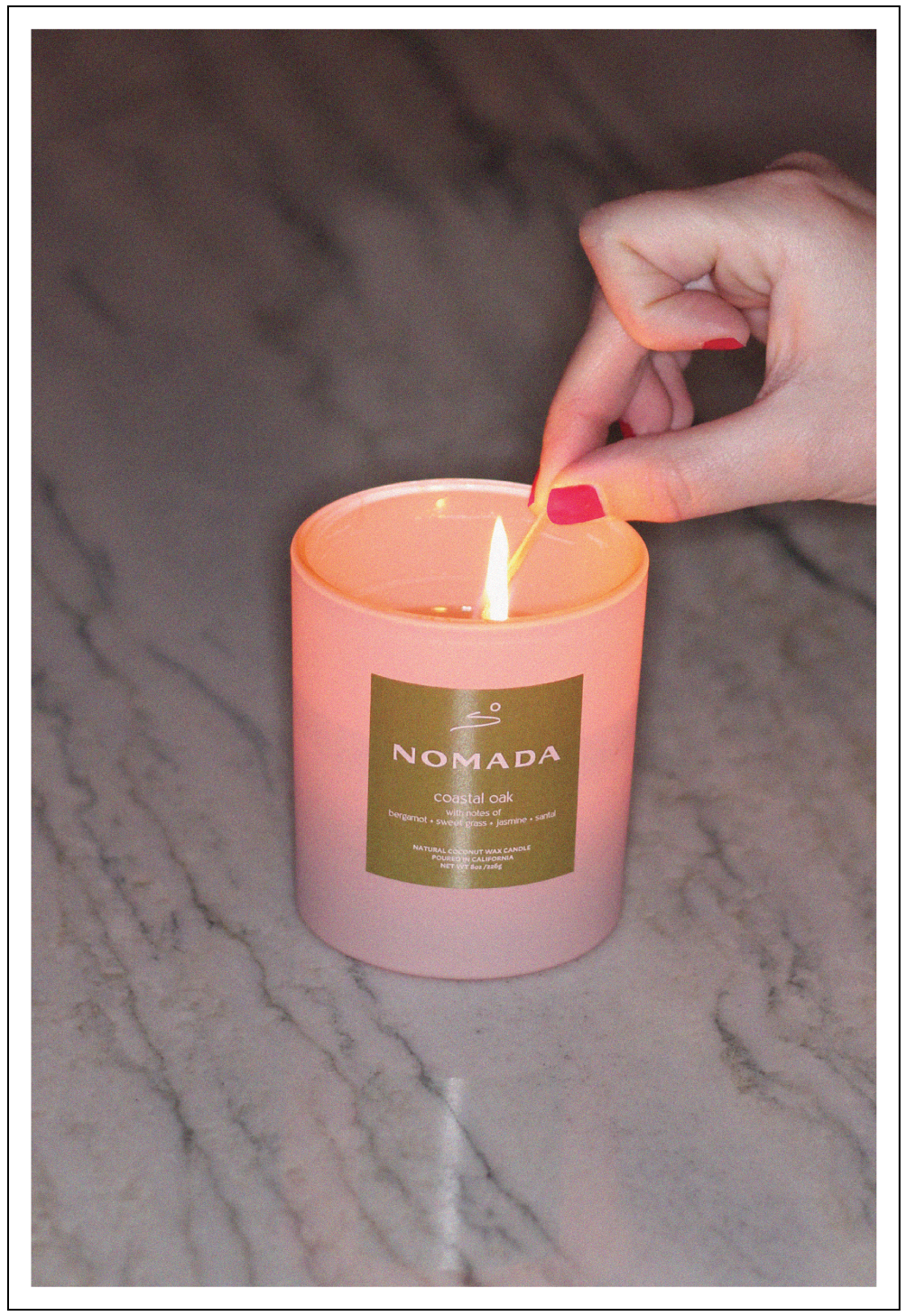 Nomada Coastal Oak Candle Coconut Wax by Nomada Deco