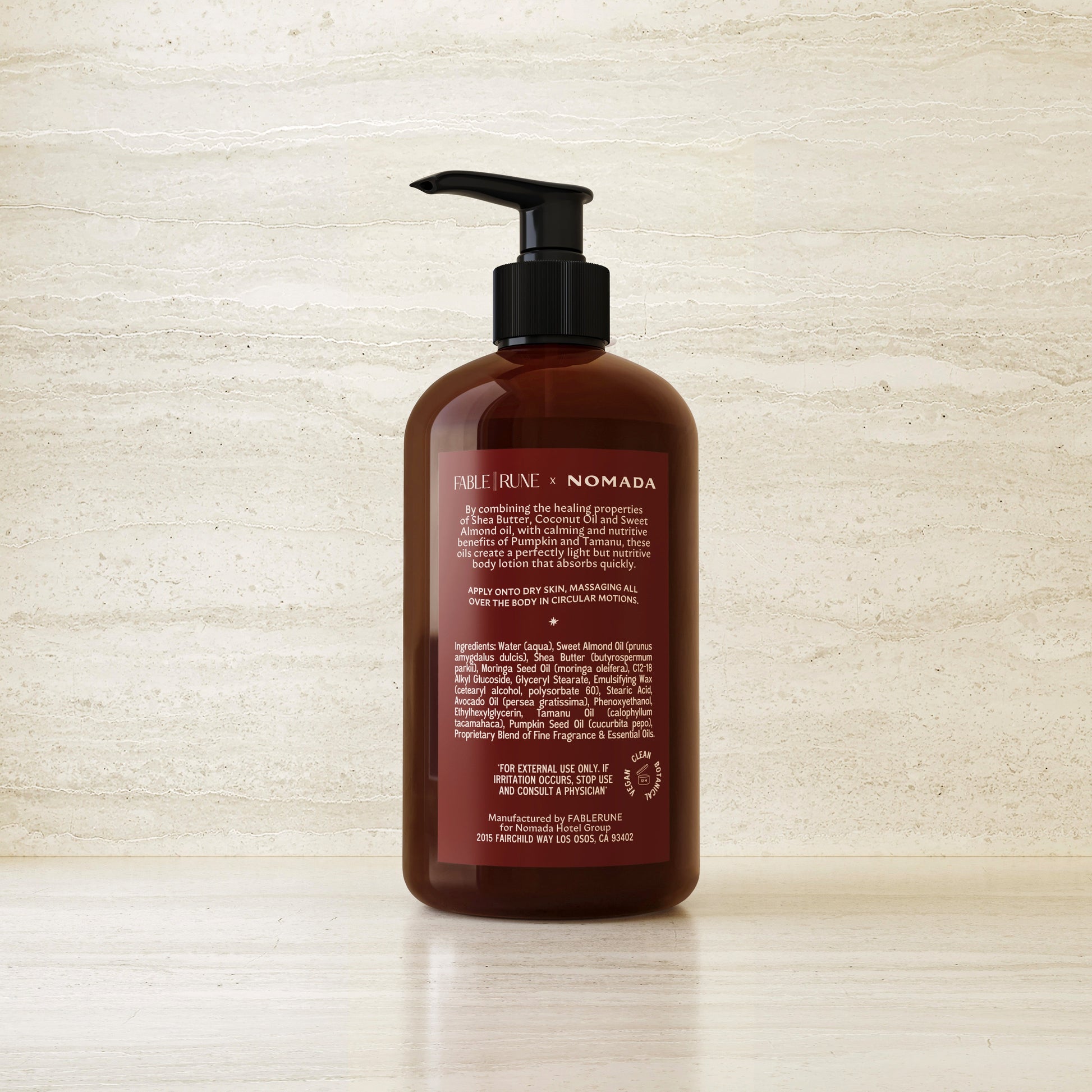 Copal & Rosewood Lotion Fable Rune for Granada by Nomada Deco
