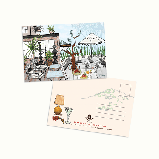 Granada Hotel x CK Reed Postcard