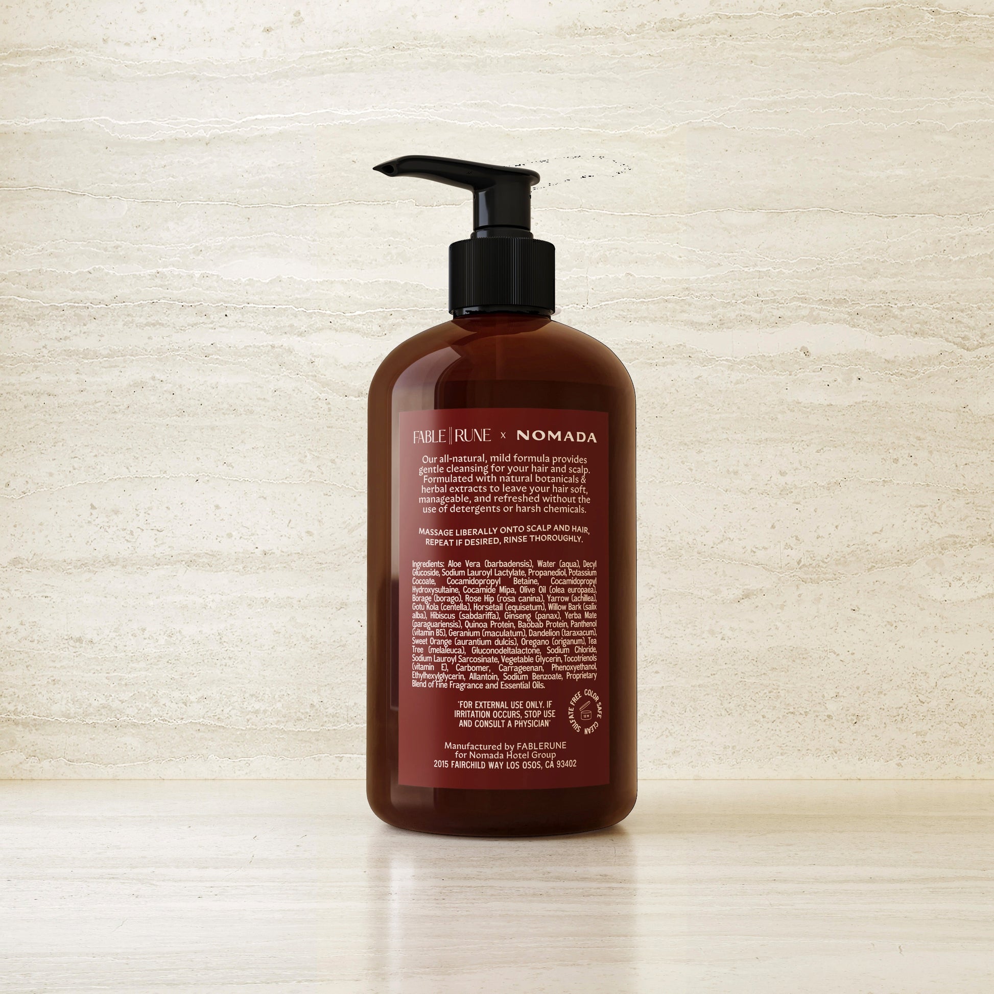 Copal & Rosewood Shampoo Fable Rune for Granada by Nomada Deco