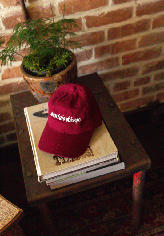 San Luis Obispo Burgundy Dad Hat